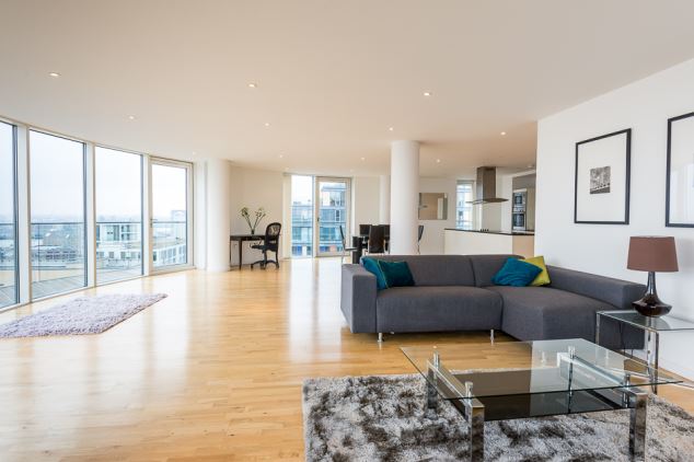 2 bed flat to rent Canary Wharf £1,100 pw