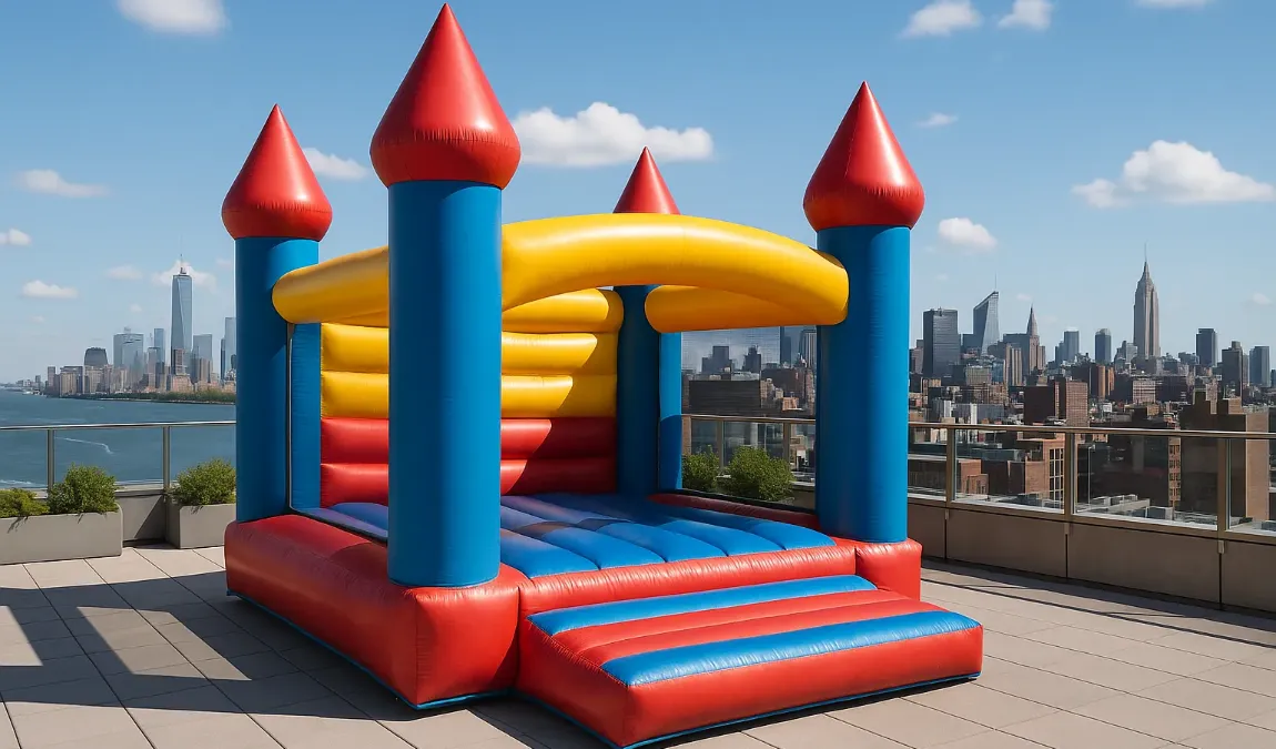 Roof Terrace bouncy castle