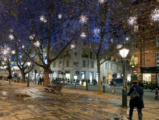 Sloanne Square and Duke of York Square by night-7