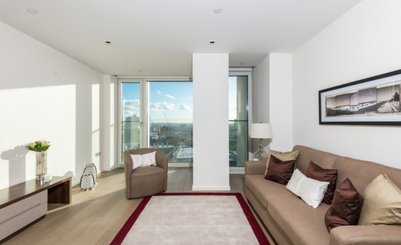 Studio apartment, Upper Ground, SE1