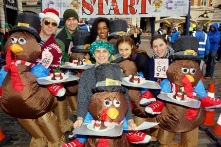 Great Christmas Pudding Race – Covent Garden