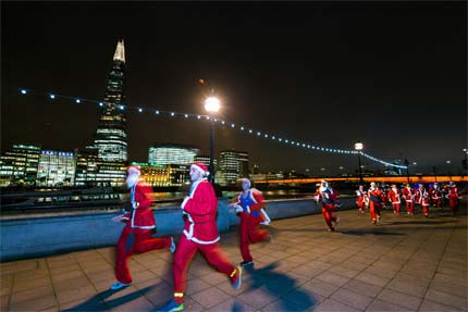 London santa dash -City of London