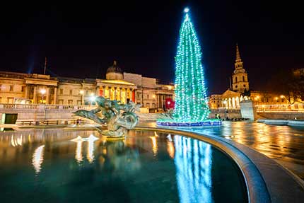 Lighting of Christmas Tree - Trafalgar Square