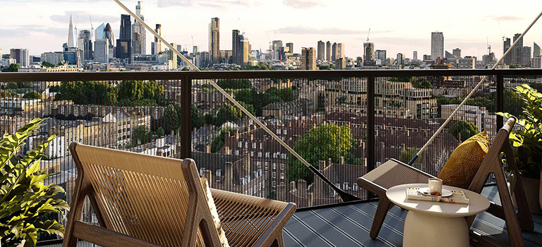 Theme view from Broadway East Property