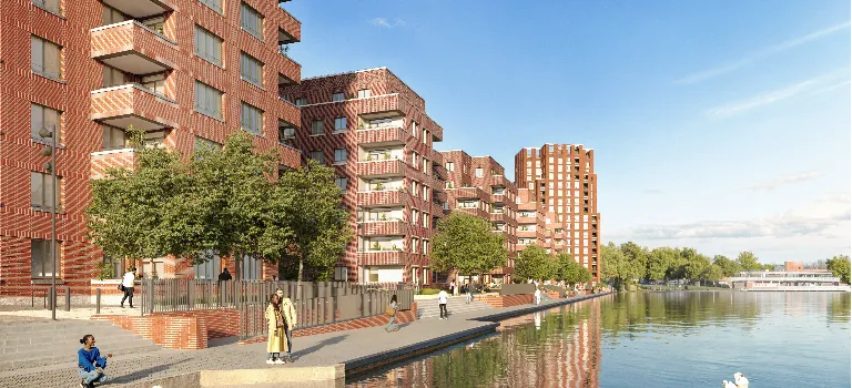 Lakeside development