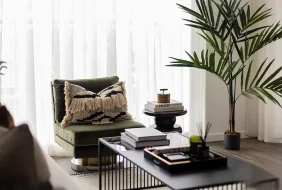 Sofa and center table