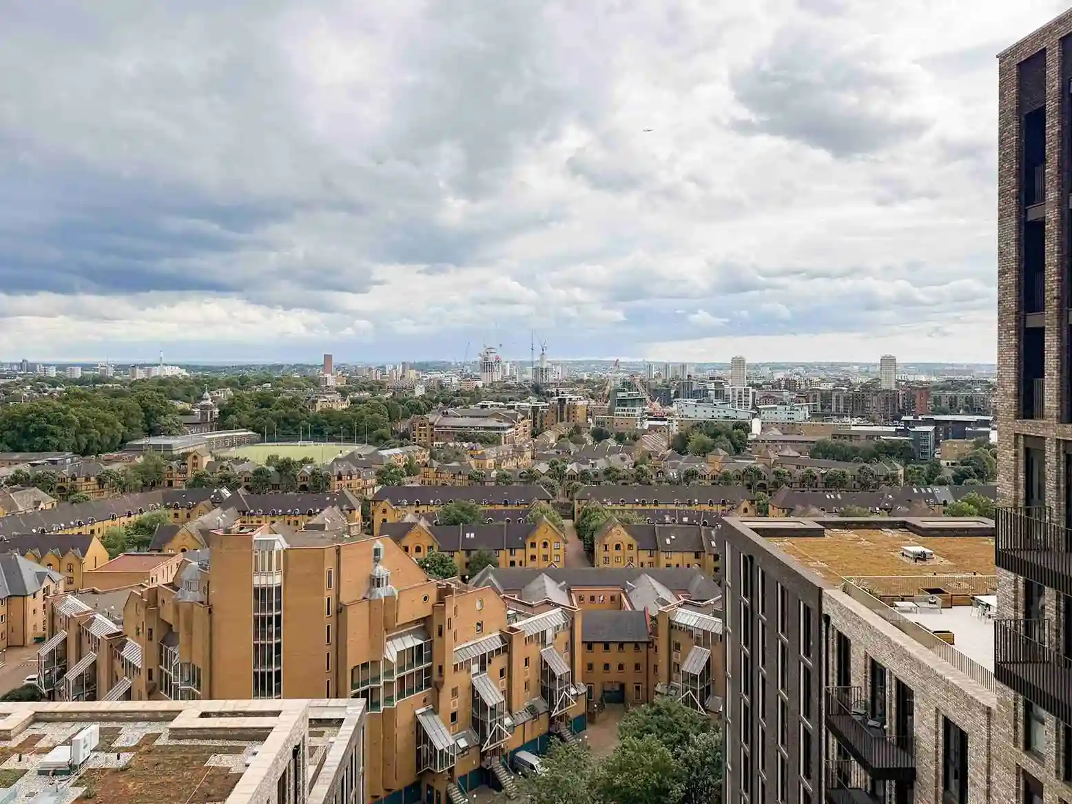 View from Boxwood gardens