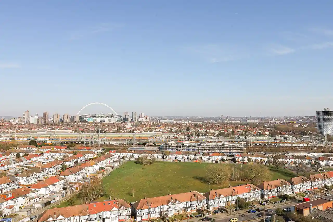 View towards Wembley from Grand Union