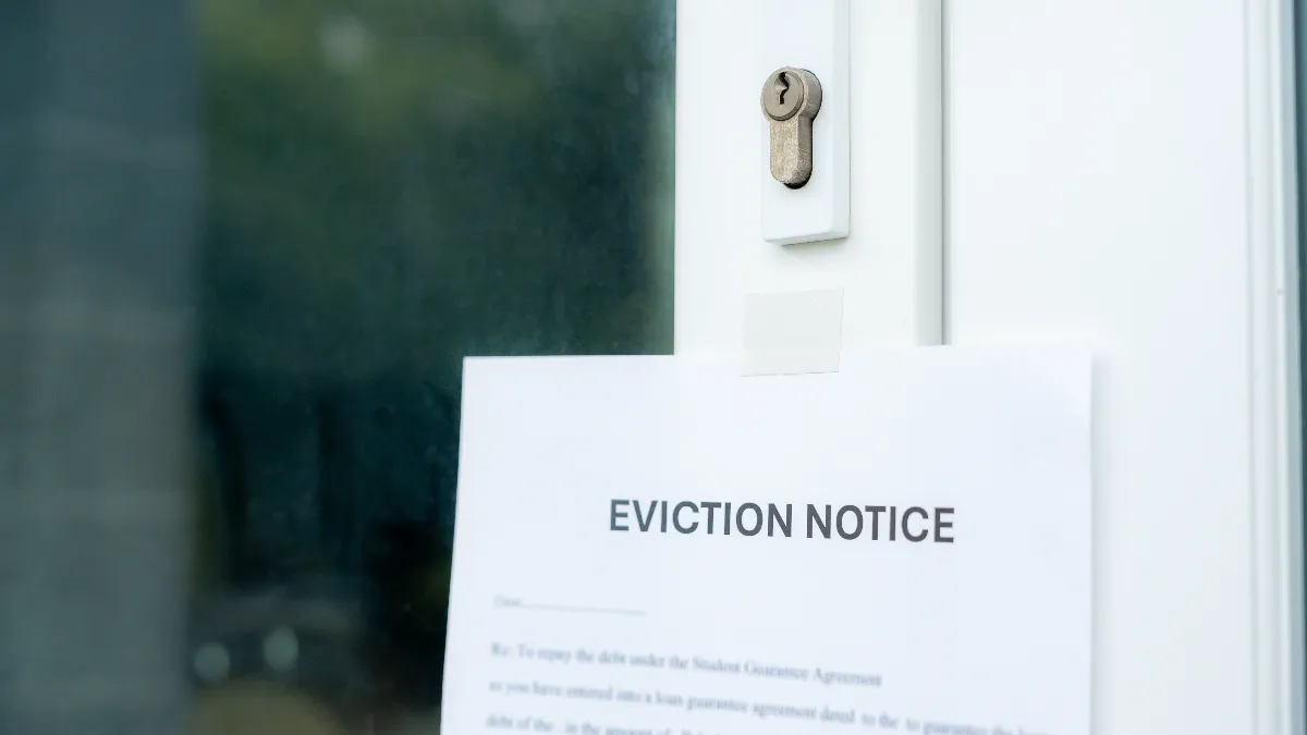Eviction notice
