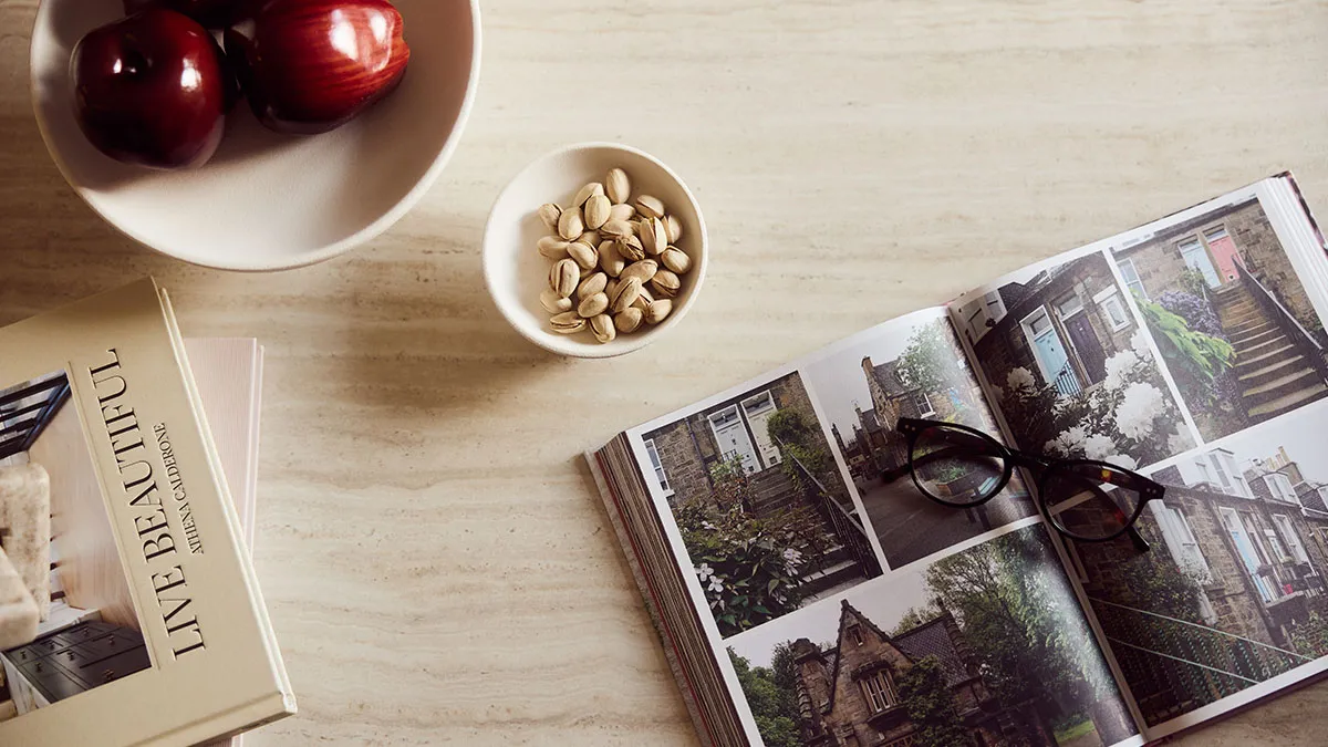 Apple and dry fruits