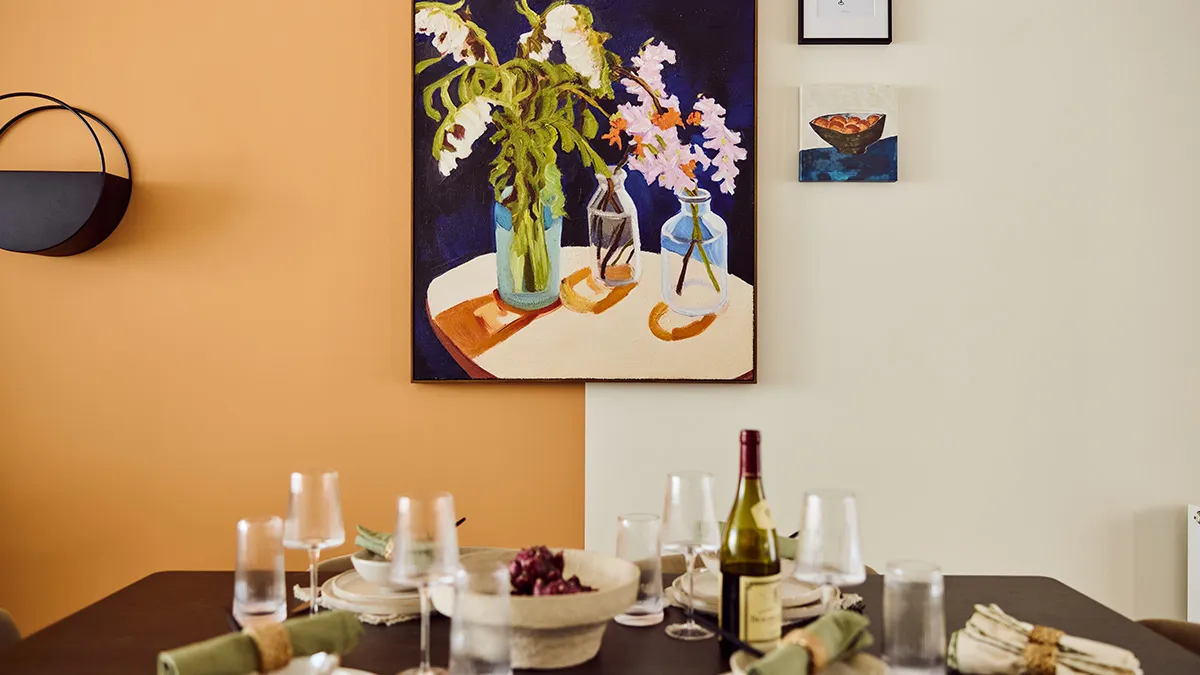 Colorful wall design