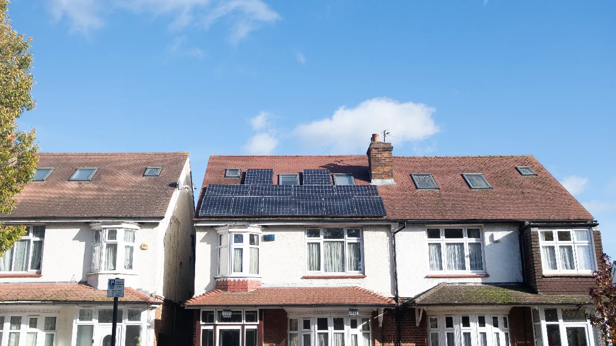 Rooftop solar panels