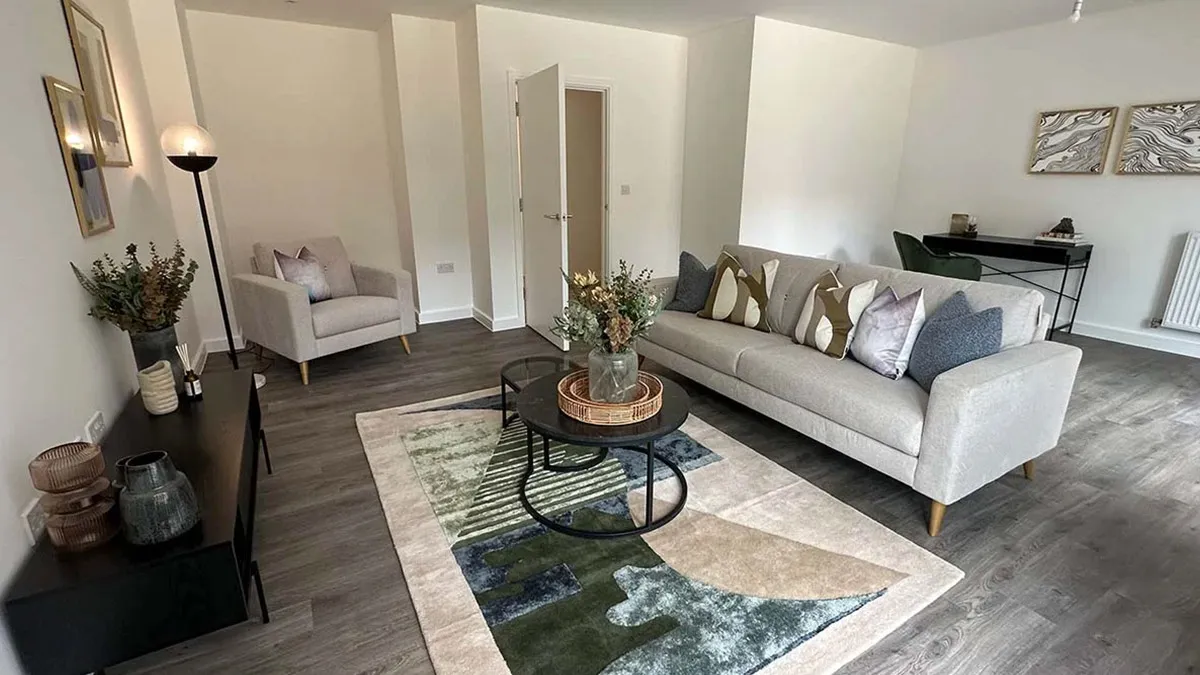 Modern living area