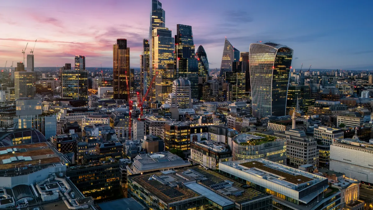 View of City Skyline