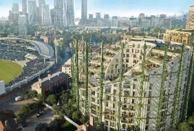 Oval village