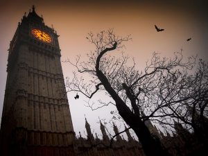 Spooky Halloween dusk big ben