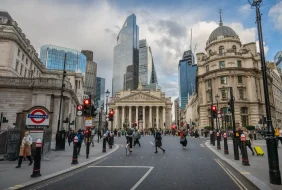 View of the City of London