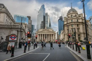 View of the City of London