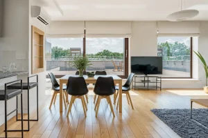 Air conditioned living room